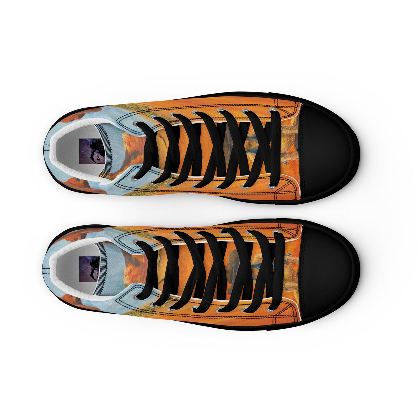 Shoes - Women’s Hightop Canvas - Everett the Sharpshooter