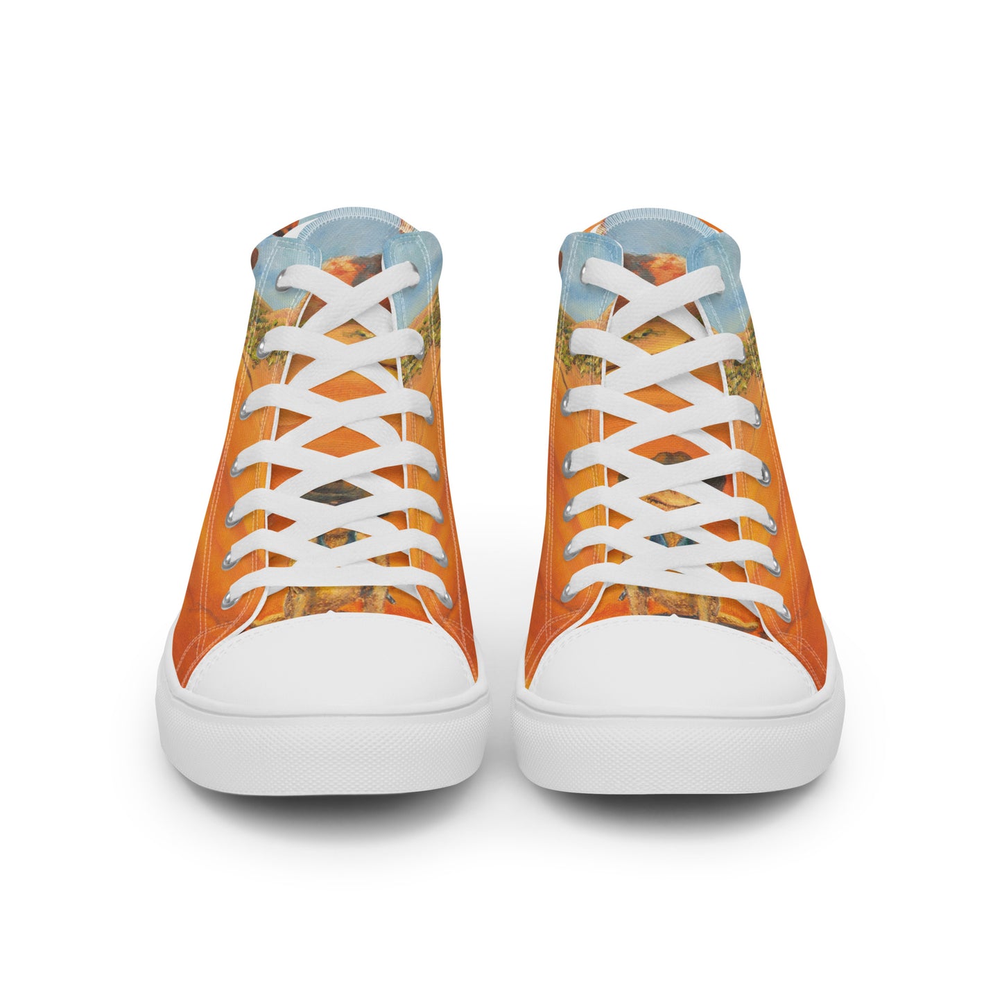 Shoes - Women’s Hightop Canvas - Everett the Sharpshooter