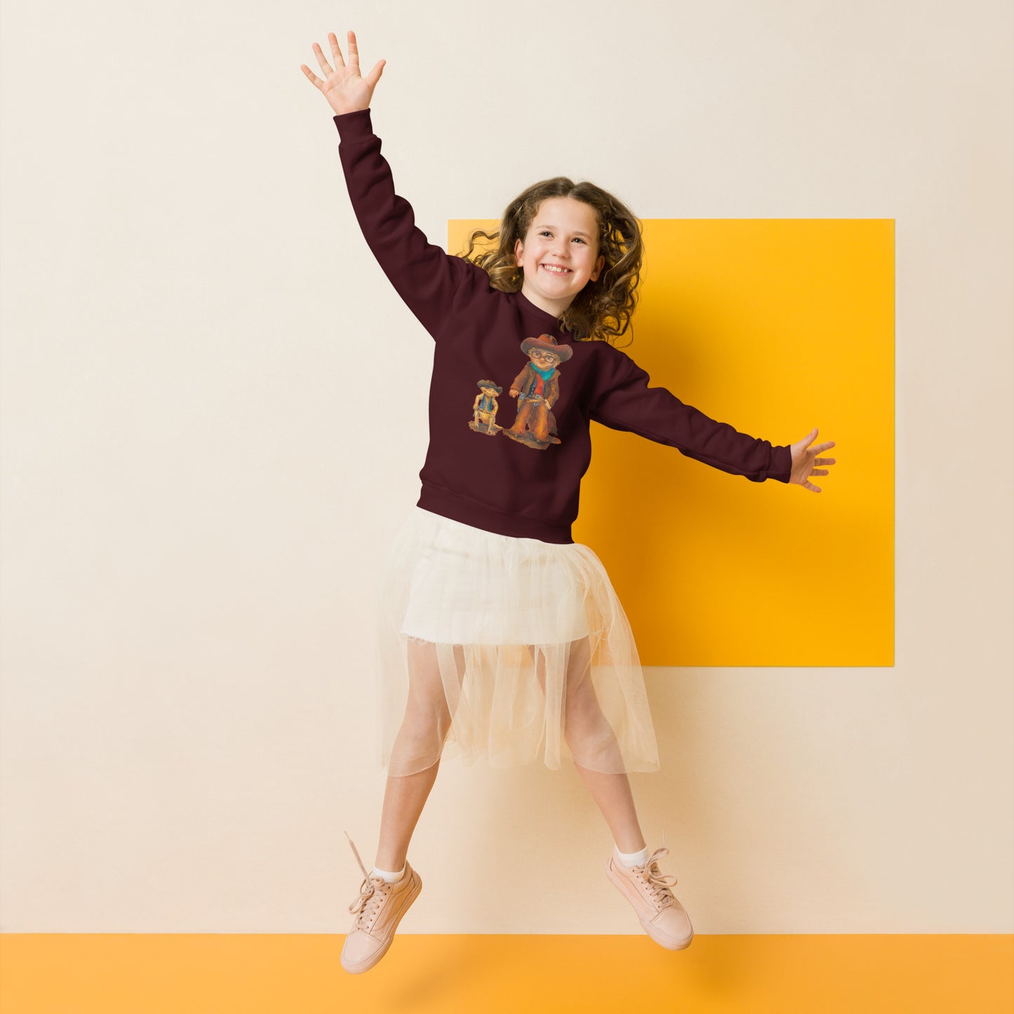 Clothing - Youth Crewneck Sweatshirt with Everett the Sharpshooter