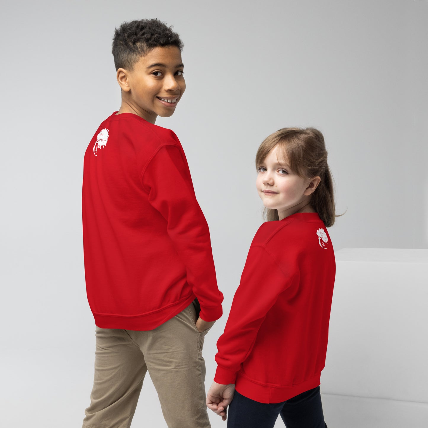 Clothing - Youth Crewneck Sweatshirt with Everett the Sharpshooter