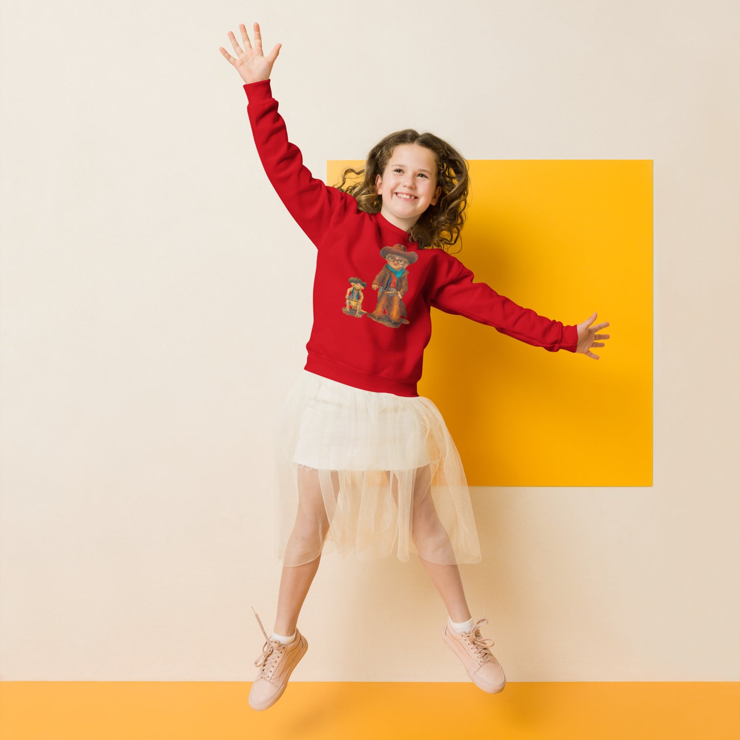 Clothing - Youth Crewneck Sweatshirt with Everett the Sharpshooter