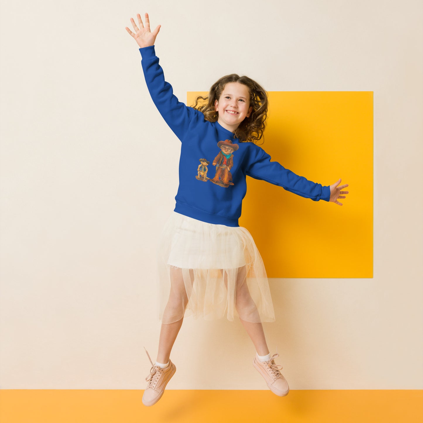 Clothing - Youth Crewneck Sweatshirt with Everett the Sharpshooter