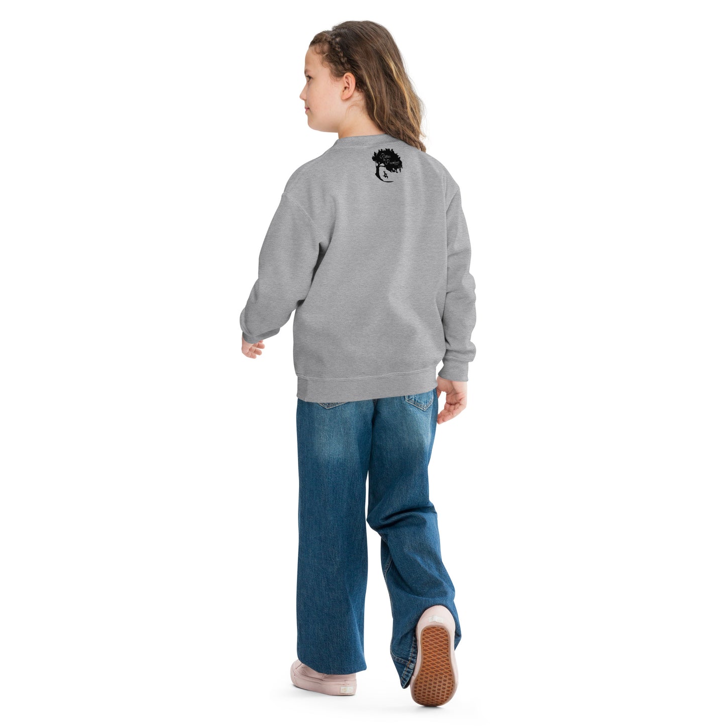 Clothing - Youth Crewneck Sweatshirt with Everett the Sharpshooter