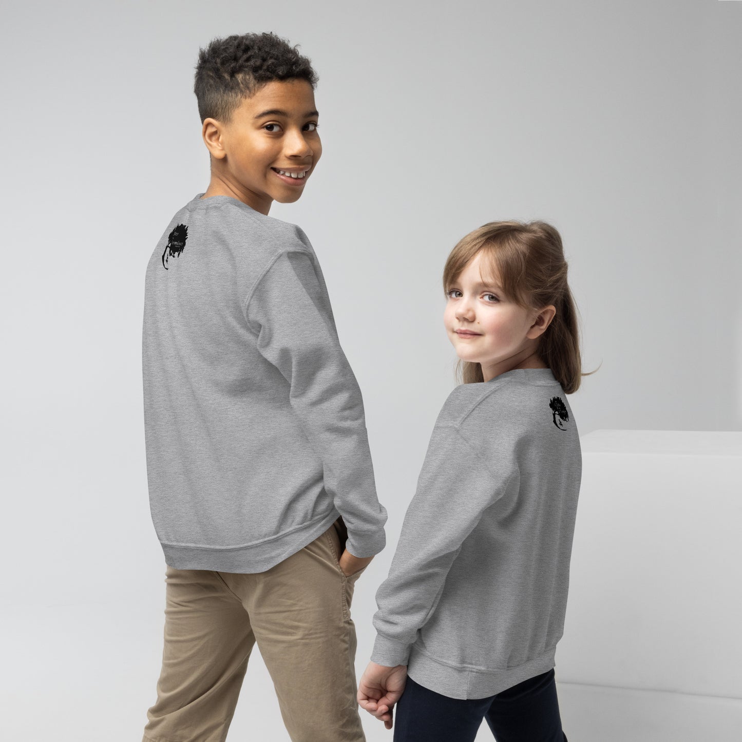 Clothing - Youth Crewneck Sweatshirt with Everett the Sharpshooter