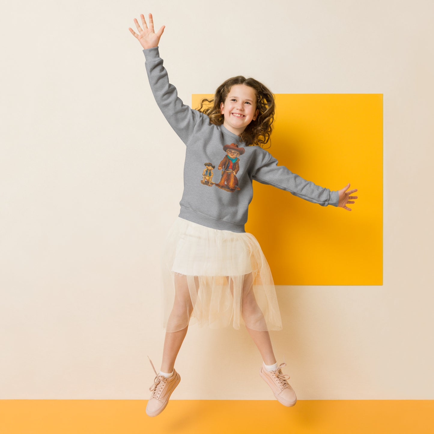 Clothing - Youth Crewneck Sweatshirt with Everett the Sharpshooter