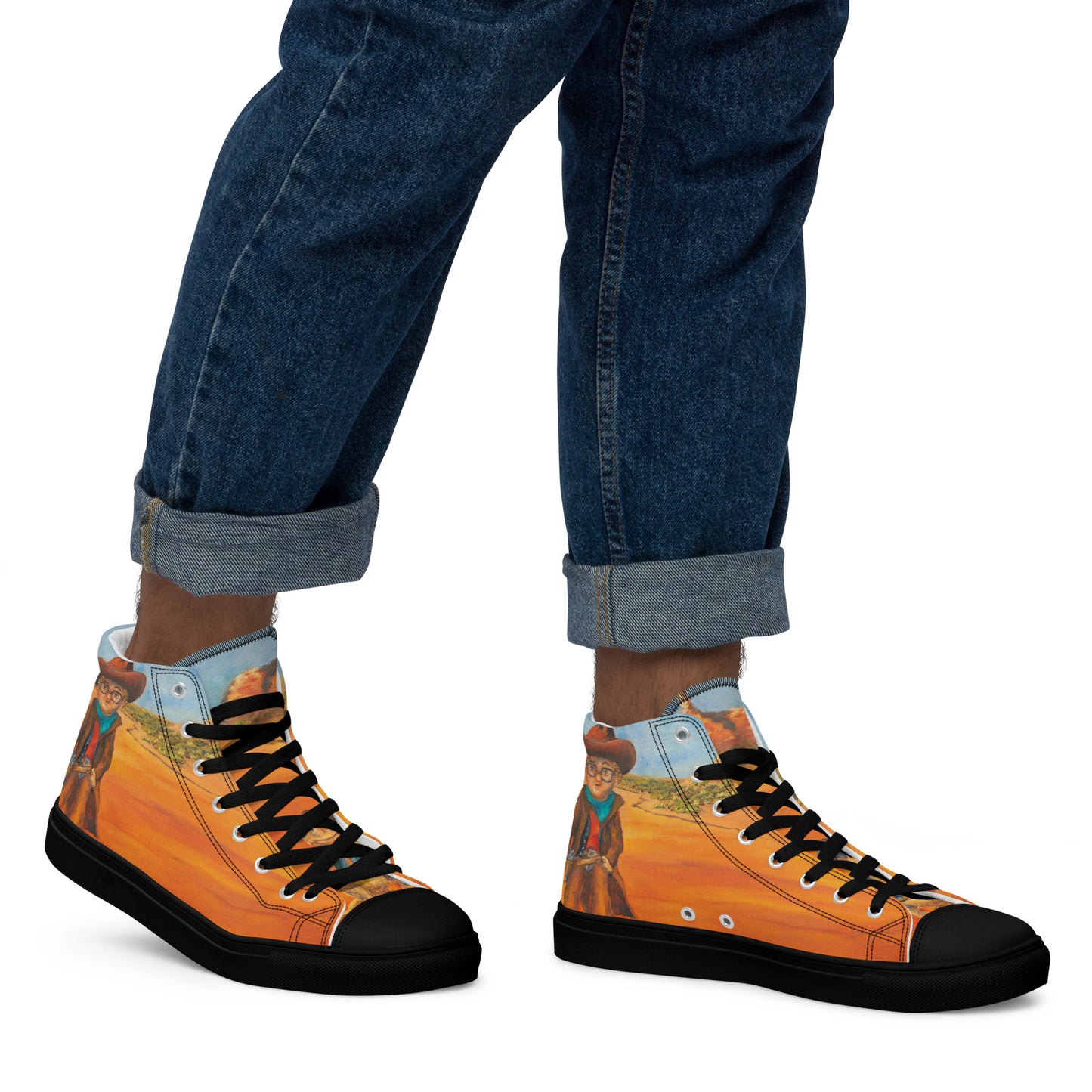 Men’s Hightop Canvas Shoes - Everett the Sharpshooter