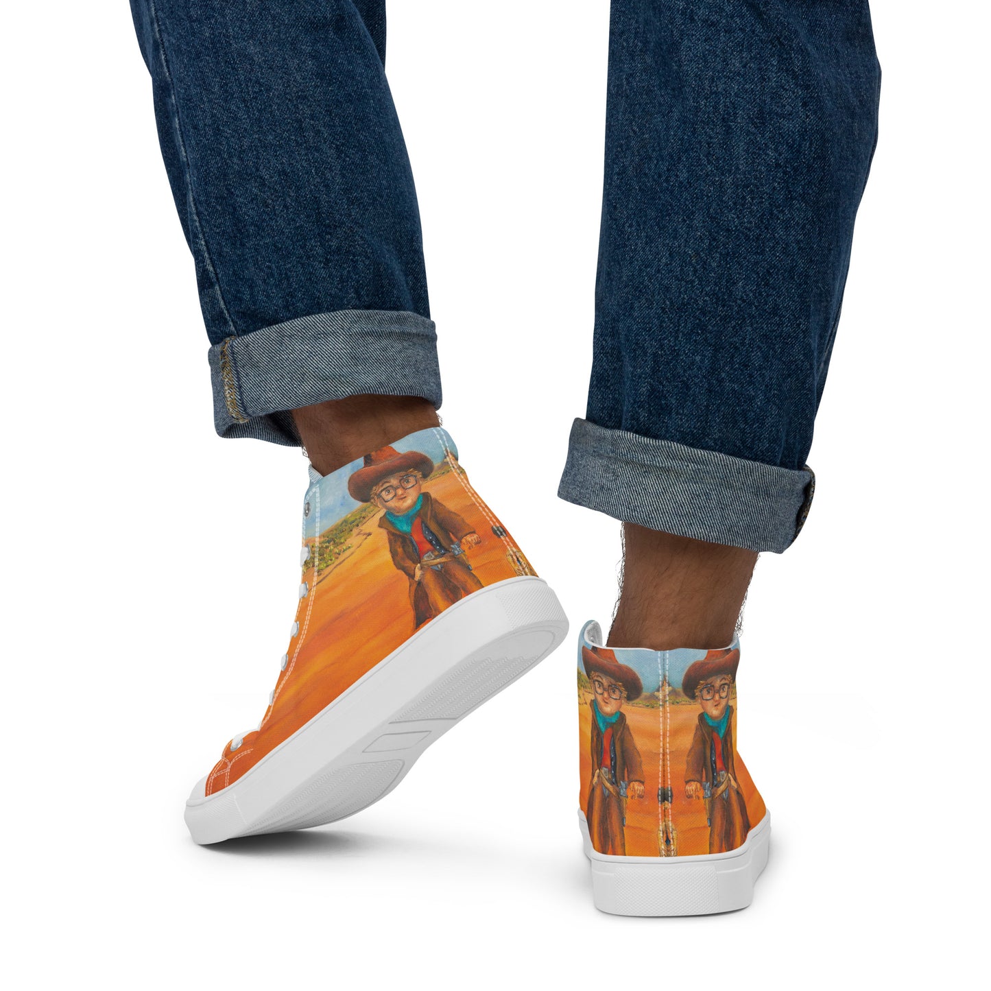 Men’s Hightop Canvas Shoes - Everett the Sharpshooter