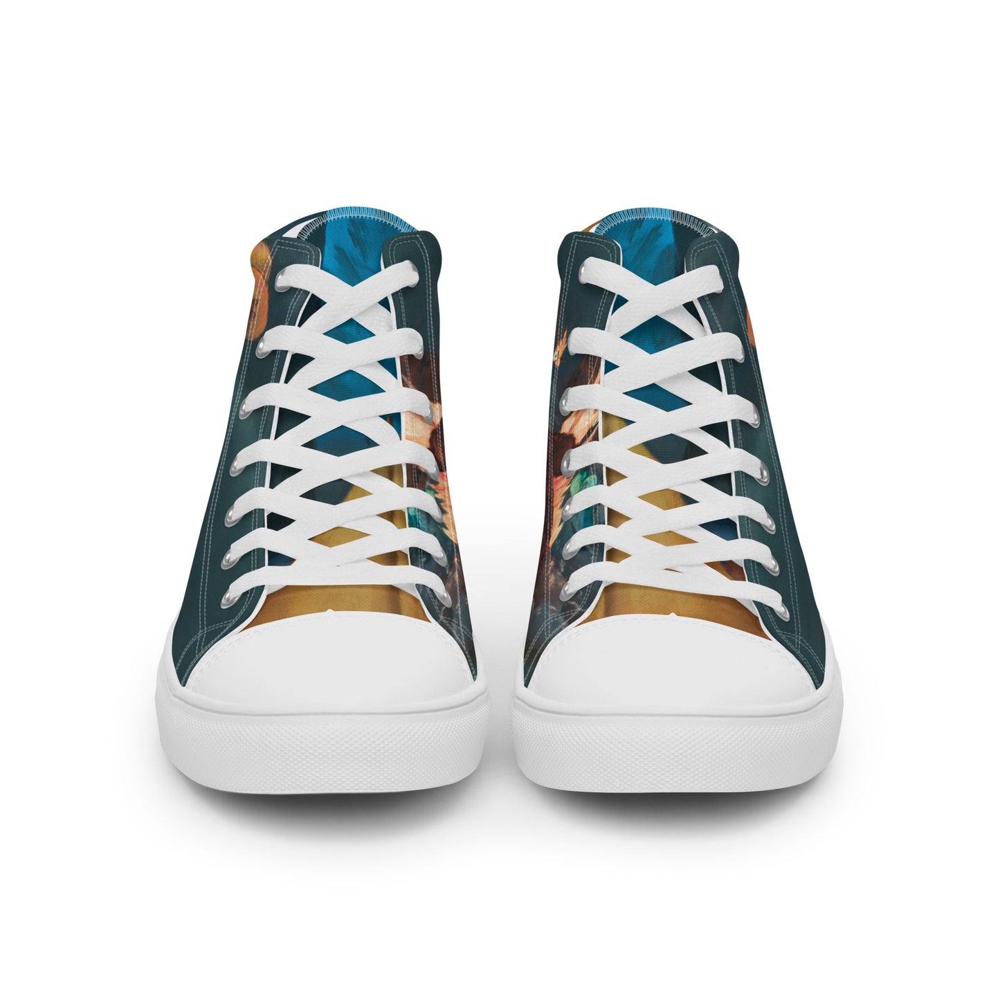 Men's Hightop Canvas Shoe - Everett Roasts Marshmallows