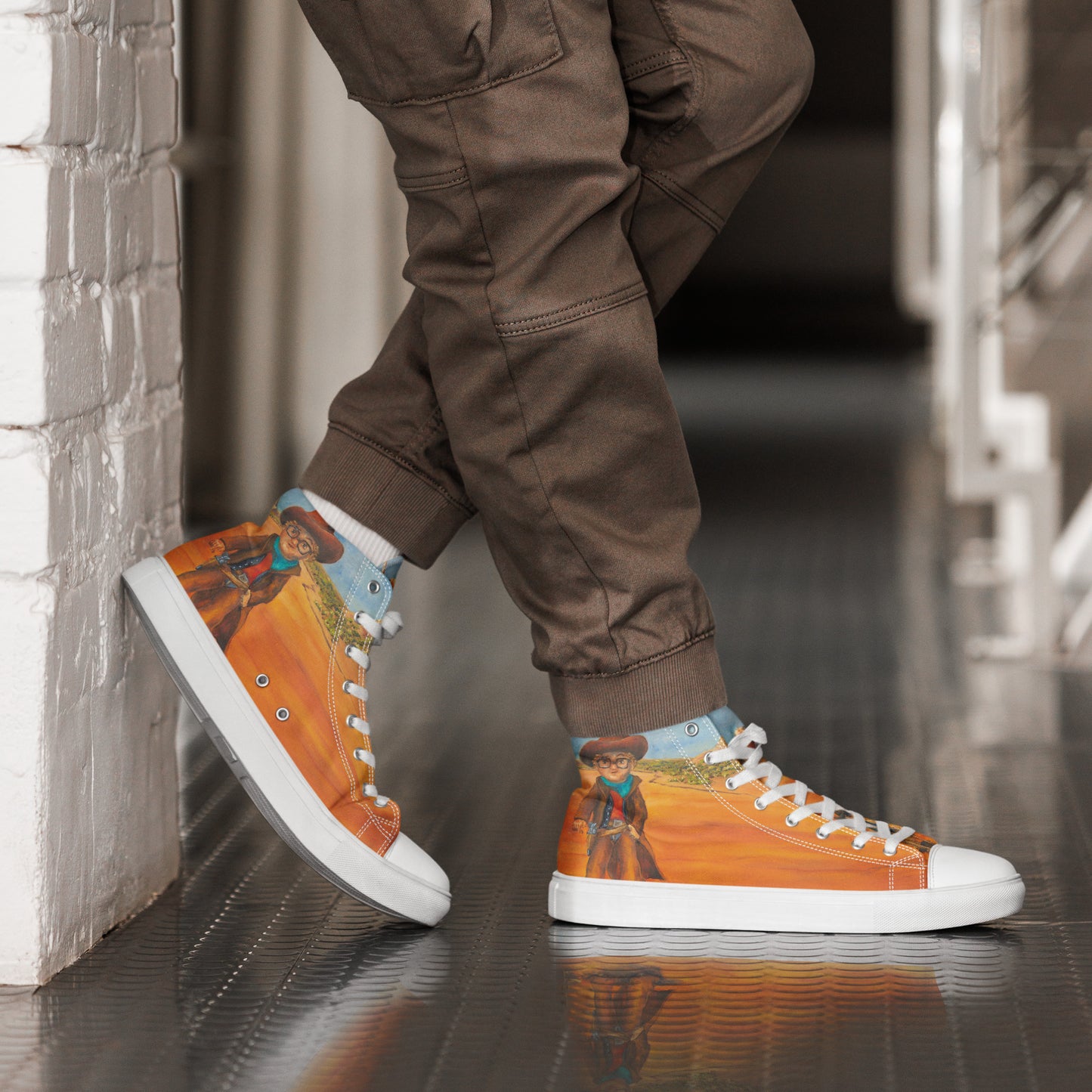 Men’s Hightop Canvas Shoes - Everett the Sharpshooter