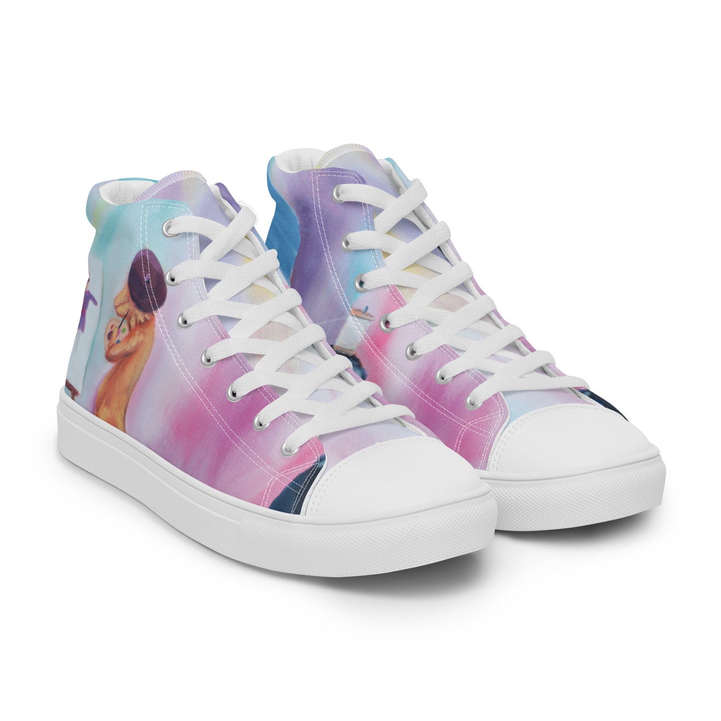 Women's Hightop Canvas Shoes - Everett Sews